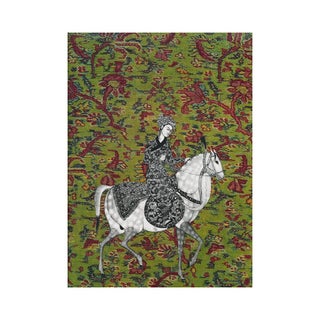 Horses of Apocalypse, Original Pigment Print on Watercolor Paper For Sale