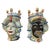 Sicilian Ceramic Heads from Caltagirone, Set of 2 For Sale