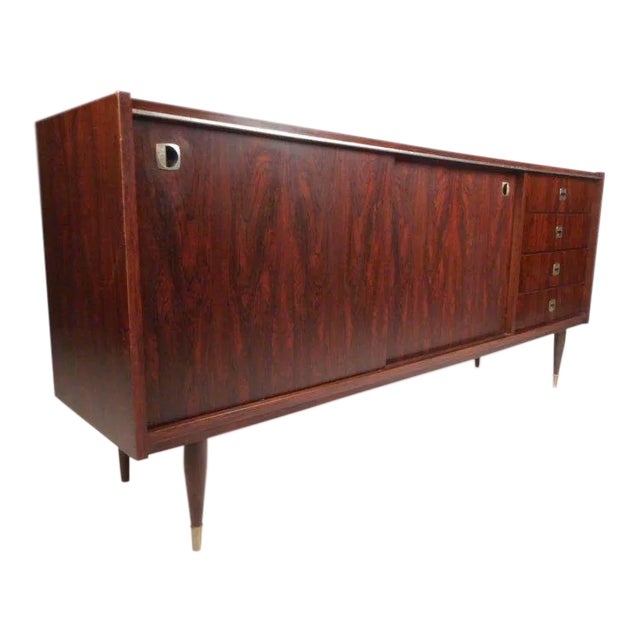 Royal Board of Sweden Mid-Century Rosewood Credenza For Sale