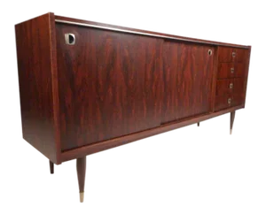Royal Board of Sweden Mid-Century Rosewood Credenza