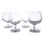 Rogaska Slovenian Lead Crystal Brandy Snifter Glasses Set of 4 5.5" For Sale