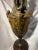 Antique Dark Patinated Brass Decorative Urn With Wood Base For Sale In Miami - Image 6 of 11