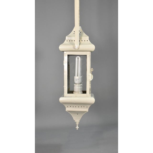 French Toleware Hall Lantern, 1920s For Sale - Image 15 of 16