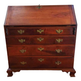 American Chippendale Slant Front Desk For Sale