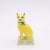 Ceramic Unusual Yellow Glazed Cat, Gallé Style, 19th Century England For Sale - Image 7 of 7