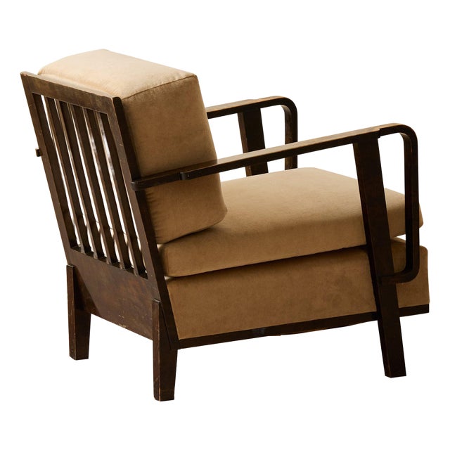 Swedish Modern Easy Chair, 1940s For Sale