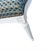Louis XVI Style Medallion Chairs in Blue Textured Fabric, 1980s, Set of 6 For Sale - Image 9 of 18