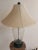 Transparent Art Nouveau Glass and Patina Lamp For Sale - Image 8 of 9