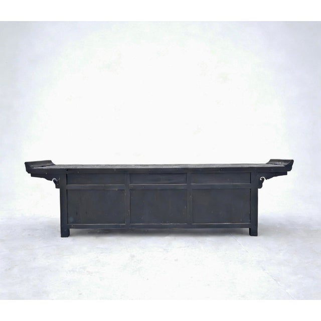 Black Classic Altar Low Sideboard For Sale - Image 8 of 12