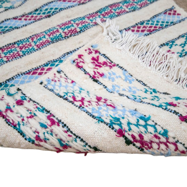Kilim Bath Rug, Small Moroccan Rug Bathroom Mat, Handmade Gift 2x3.3 Ft For Sale - Image 6 of 11