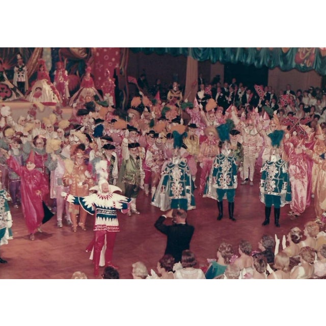 1960s Mardi Gras Krewe court color photograph probably taken by Alma Allen (1910-2011) of Allyn Studios. Allen took the...