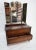 Early 20th Century Wood Dresser With Tri-Fold Mirror For Sale - Image 4 of 14