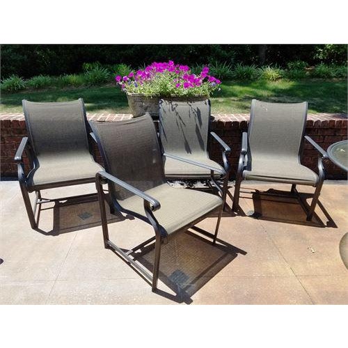 Brown Jordan 7Piece "Aegean" Luxury Patio Furniture Set Table, Chairs