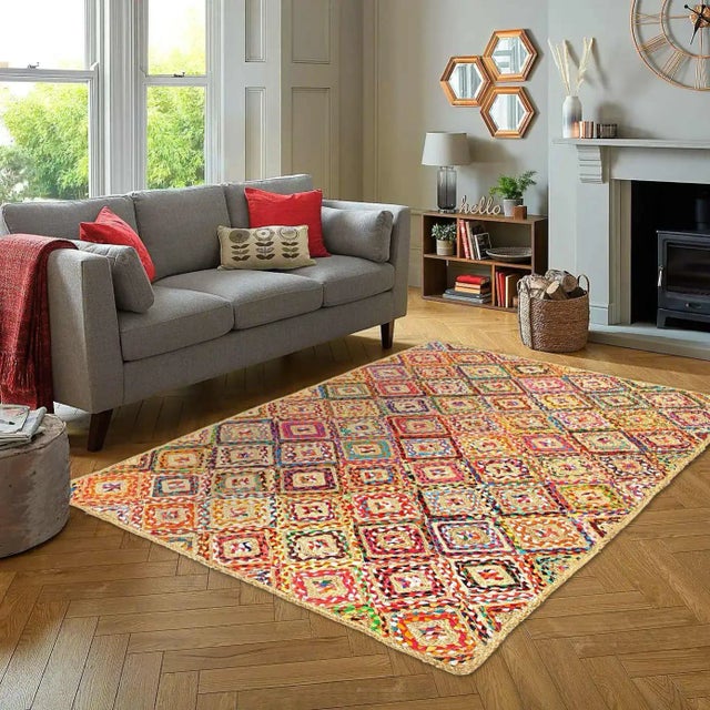 2010s Pasargad Handmade Braided Cotton & Organic Jute Rug - 5' X 8' For Sale - Image 5 of 5