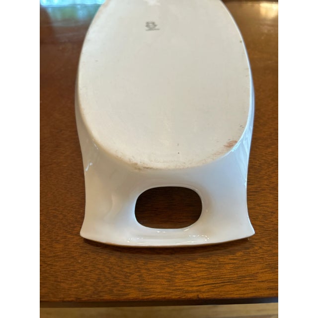 Art Nouveau Early 20th Century Epiag Royal Hand Painted Tray, Czechoslovakia For Sale - Image 3 of 6