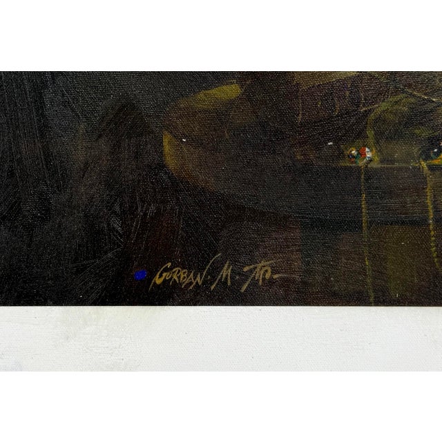 Giclee on canvas. Hand signed on front and verso by Michael Gorban. Hand numbered 8/99 on verso. Canvas is not stretched....