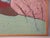 Light Pink Original 1983 Lewis Lanza Rudolph Abstract Expressionist Painting 49x43" Oil / Board Framed Large Impasto Textured Vintage Modern Art For Sale - Image 8 of 11