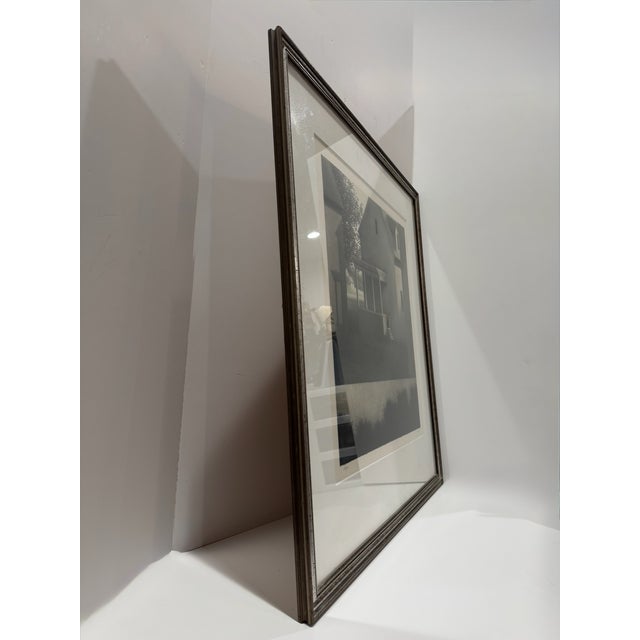 Printmaking Materials 1980s Robert Kipniss Signed Numbered Limited Edition Lithograph Houses Framed 105/200 For Sale - Image 7 of 10