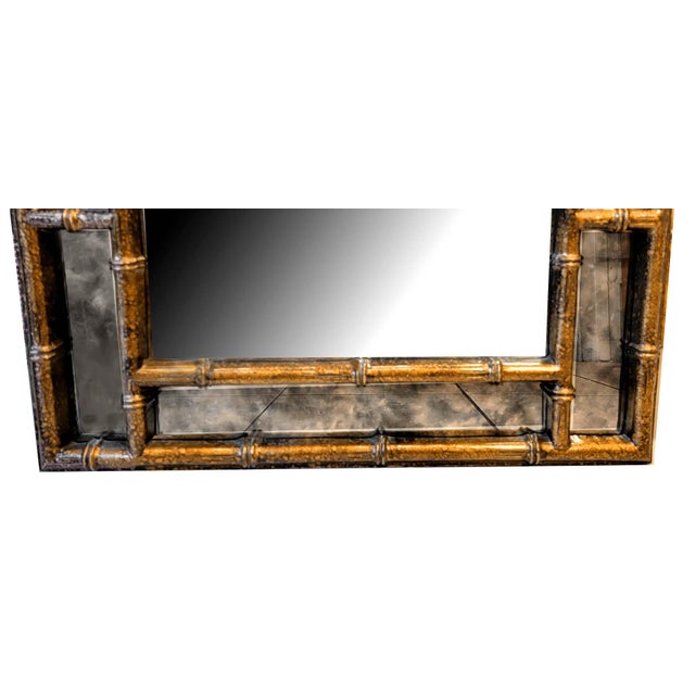 Large Bamboo Rattan Wall Mirror Chairish