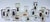 Large vintage collection of 39 lucite encased insect specimens. Range in size 4.25" x 1.75" x 1" to 1.75" x 1.25 x .75".