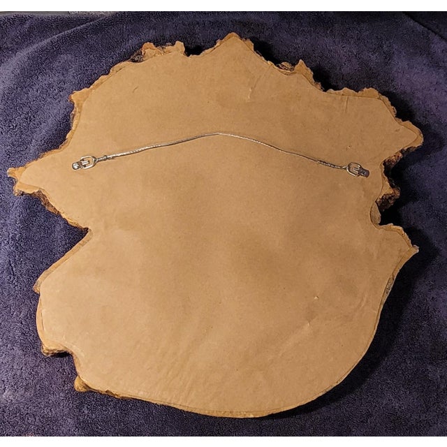Live Edge Burlwood Mirror For Sale - Image 9 of 14