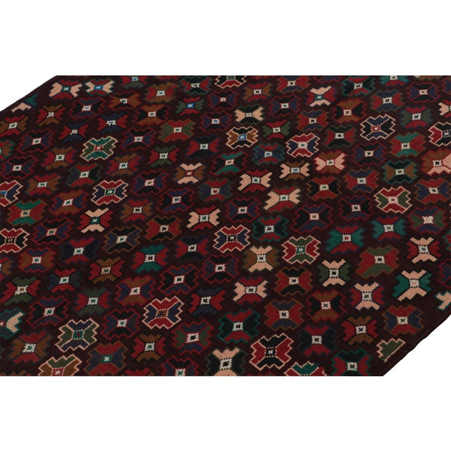 Rug & Kilim Rug & Kilim’s Kohistani Baluch Tribal Rug With Colorful Geometric Patterns For Sale - Image 4 of 7