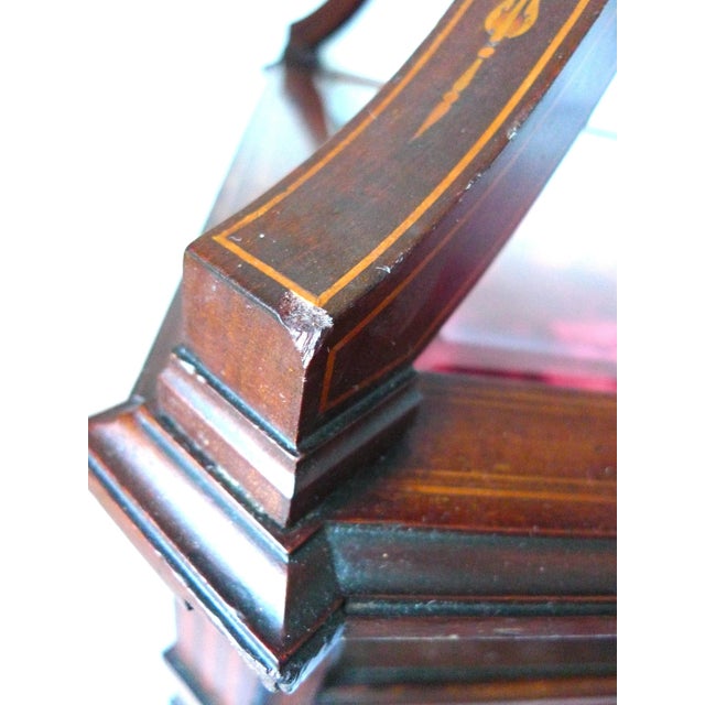 19th Century Hepplewhite Mahogany Two Tier Vitrine Butler Table For Sale - Image 9 of 13