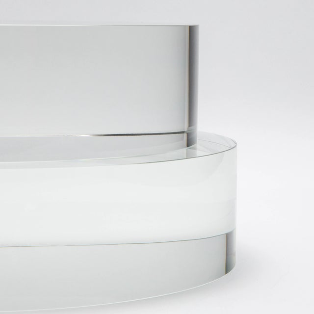 Crystal Base Riser Clear 10” by Ka Glass For Sale - Image 11 of 12