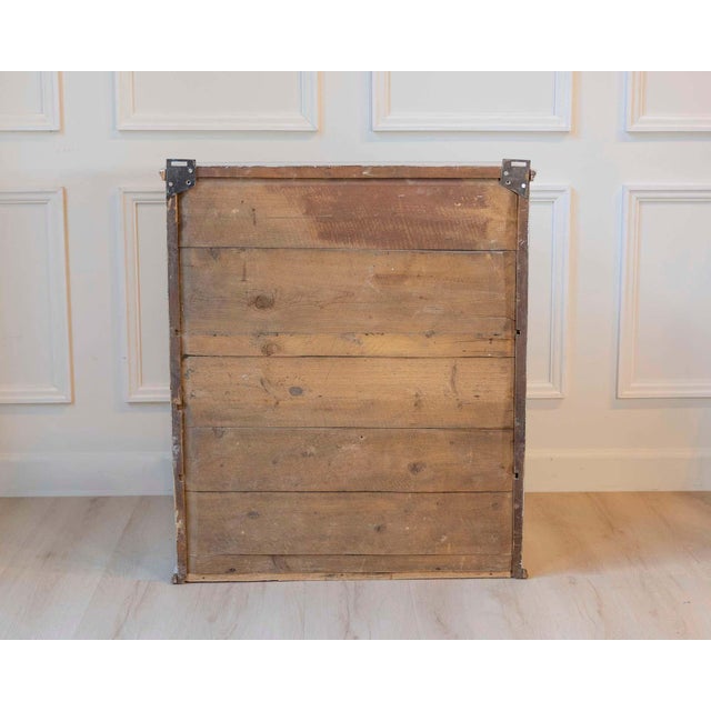 19th Century A hanging cabinet from Sweden with glass doors in grey For Sale - Image 4 of 8
