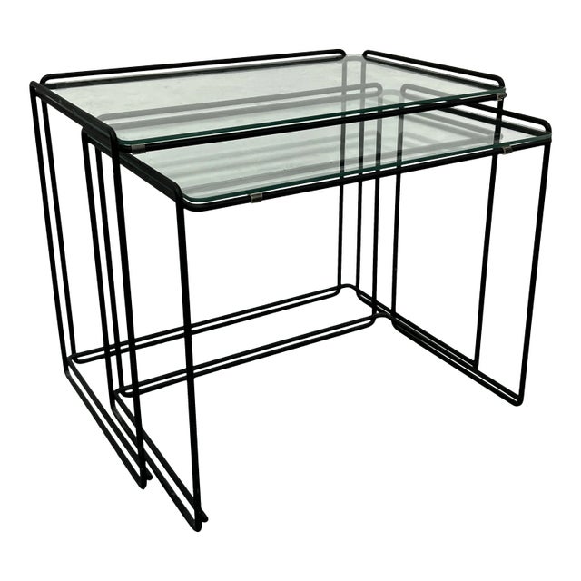 Max Sauze 'Isocele' Nesting Tables, 1970s For Sale