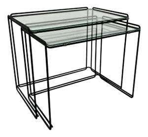 Max Sauze 'Isocele' Nesting Tables, 1970s