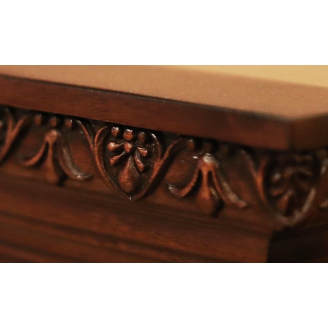 Four-Poster King Bed, Mahogany King-Size Pineapple Poster Bed With Adjustable Box Spring Height by AntiquePurveyor For Sale - Image 14 of 18