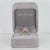2020s 3Ct Lab-Grown Diamond Ring With Earth-Mined Diamond Accents in Solid 14k Gold, Size 6.75 For Sale - Image 5 of 11