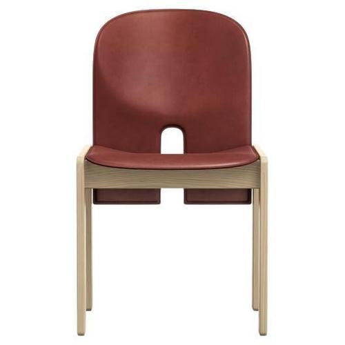 Scarpa 121 Chair in Wood and Leather by Afra & Tobia Scarpa For Sale - Image 15 of 15