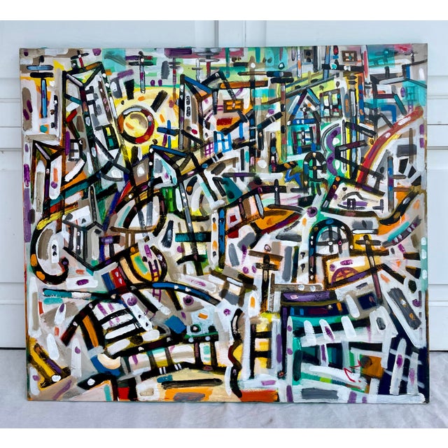 Original Modern Abstract Painting "Maiden's Dream" by C. Taylor, 2008 For Sale - Image 10 of 10