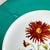 1940s Rare set of hand-painted Minton floral dinner plates with aqua band and gilt rim // signed by artist J Colclough // set of 11 For Sale - Image 9 of 10