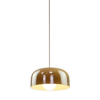 Space Age Brown Pendant Lamp from Guzzini, 1960s For Sale