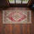 Add character to your home with this unique hand-knotted Oushak rug, featuring a beautifully distressed terracotta...
