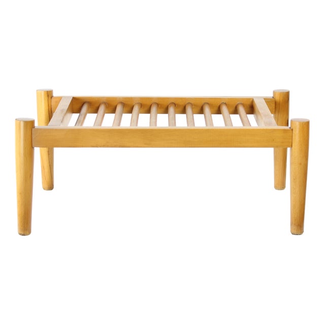 Vintage Plant Holder in Oak, 1960s For Sale