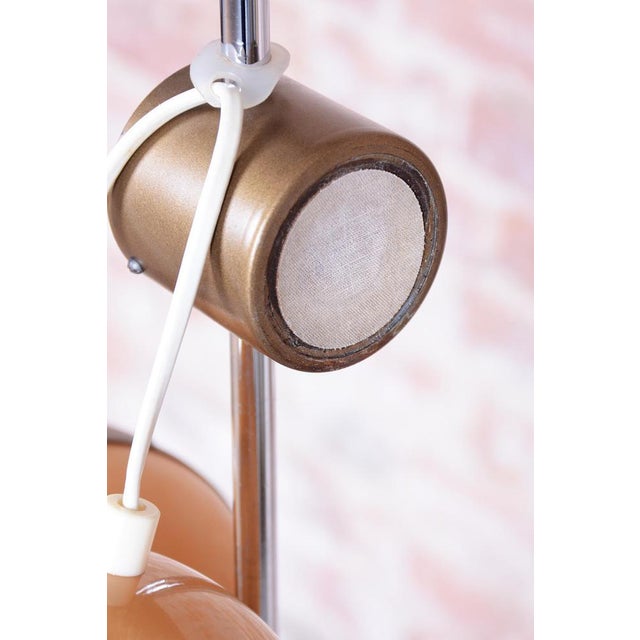 Mid-Century Floor Lamp in Metal attributed to Drukov, Czech, 1970s For Sale - Image 10 of 14