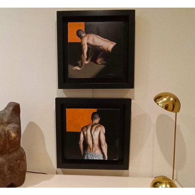 Filippo Manfroni, A Man 2, 21st Century, Oil on Canvas For Sale - Image 4 of 5