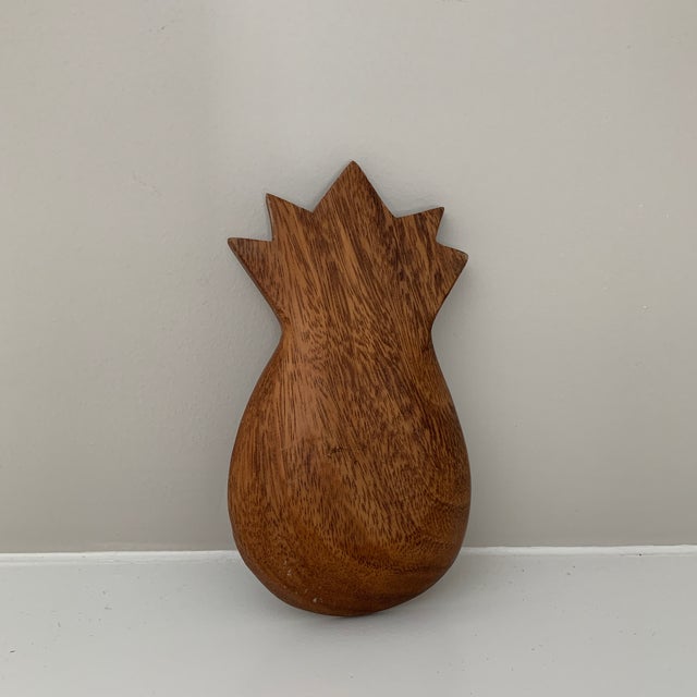 MidCentury HandCarved Pineapple Spoon Rest Chairish