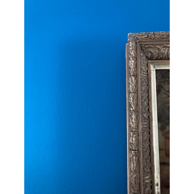 Attributed to Diana Coomans – “Le Messager De L'Amour” (1890) – Reverse Glass Artwork, Signed For Sale - Image 11 of 11