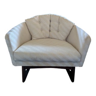 1960s Mid Century Modern Barrel Club Lounge Chair Adrian Pearsall For Sale