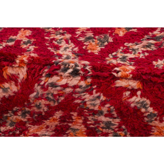 Traditional Vintage Moroccan Berber Rug With Diamond Design by Rug & Kilim, 1950-1959 For Sale - Image 3 of 9