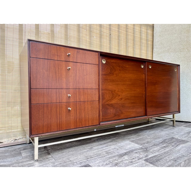 1960s Refinished Mid Century Modern Twelf Drawer Dresser by John Stuart. Circa 1960s. For Sale - Image 5 of 18