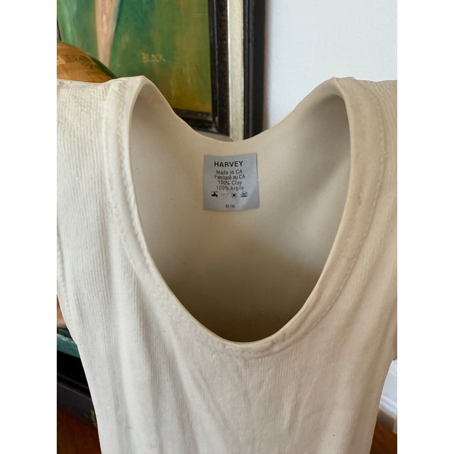 Beautiful Michael Harvey bisque tank top vase. In perfect condition. 11.5” tall. Some very minor marking on inside, from use.