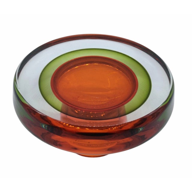 1960s Murano Glass Centrepiece Vase by Flavio Poli for Seguso, Italy, 1960s For Sale - Image 5 of 6