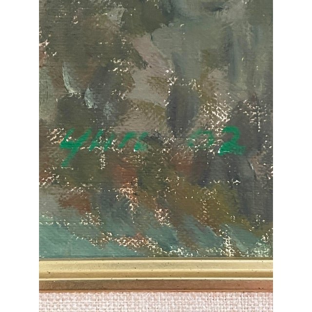 Overview:For your consideration is a beautifully executed original contemporary European post-impressionist landscape...