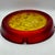 Glass 1960s Blenko Amberina Cigar Ashtray For Sale - Image 7 of 7
